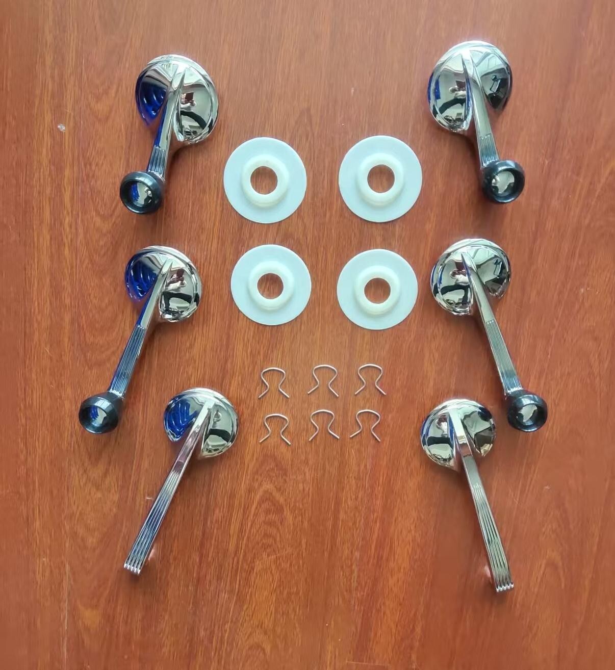 Vent & Window Cranks Door Handles Gaskets Kit for 1957 58 59 60 Bel Air