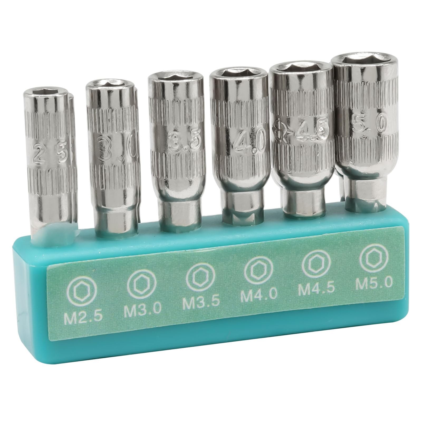 6 in 1 Hex Socket Adapter with H4 Shank