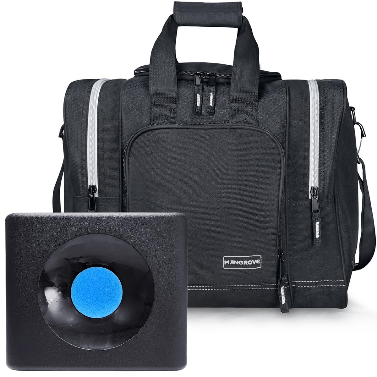 Bowling Ball Bag for Single Ball, 2025 Bowling Bag with Plastic Ball Holder, ...