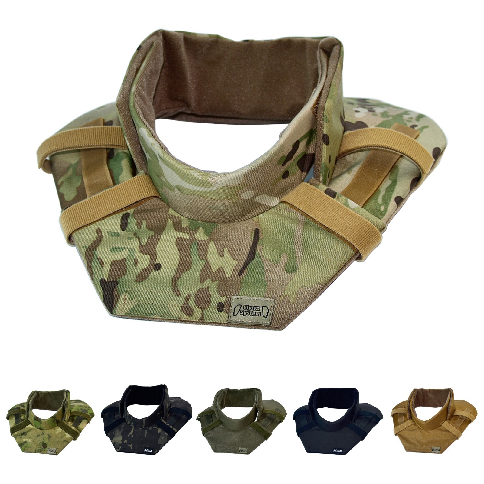 Large-area Protection Neck Protector for Plate Carrier Tactical Vest or Bag