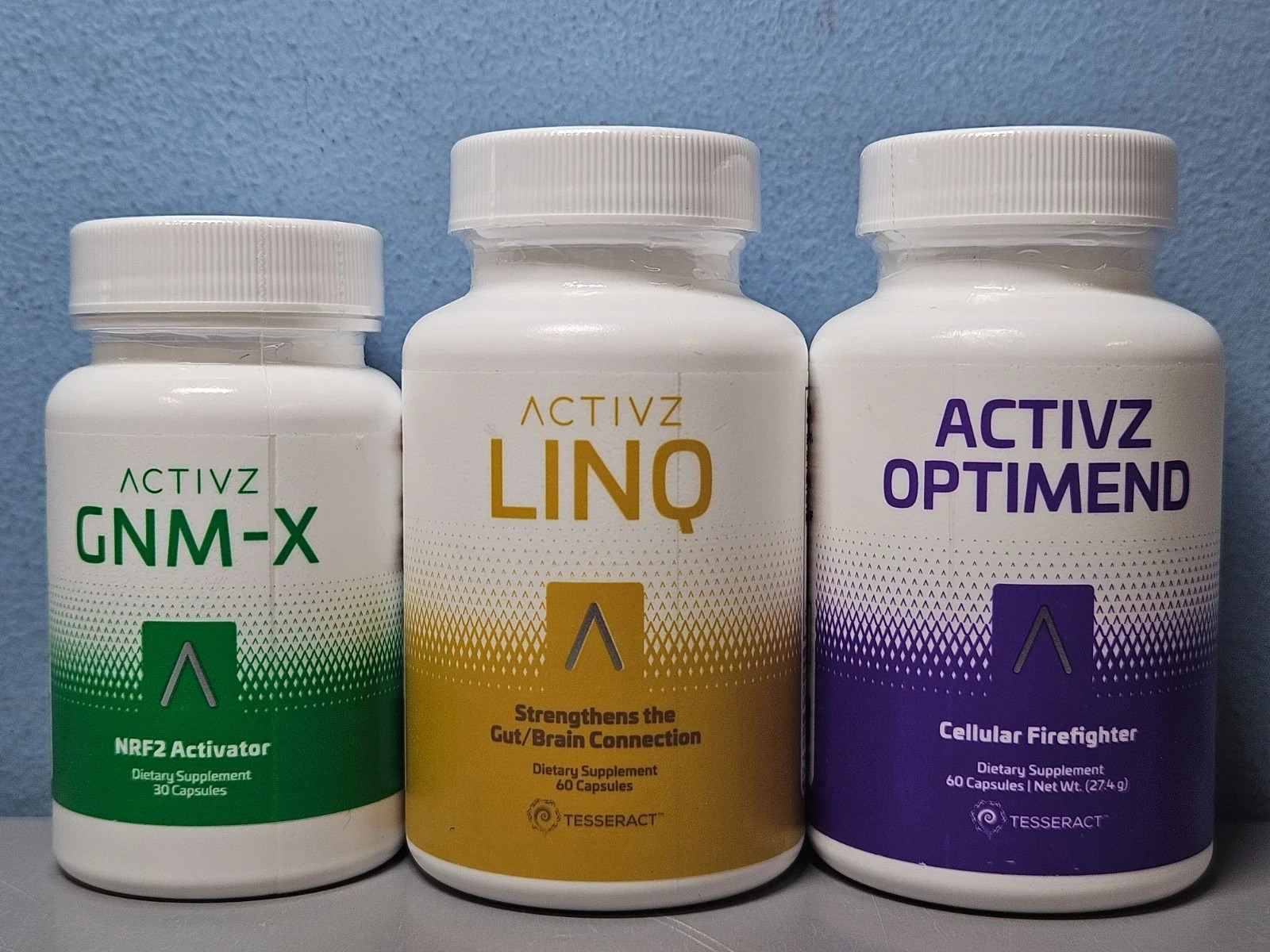 Authentic ACTIVZ TRIFECTA Set: (1) GNMX + LINQ + OPTIMEND - 11/26+ EXPIRATION