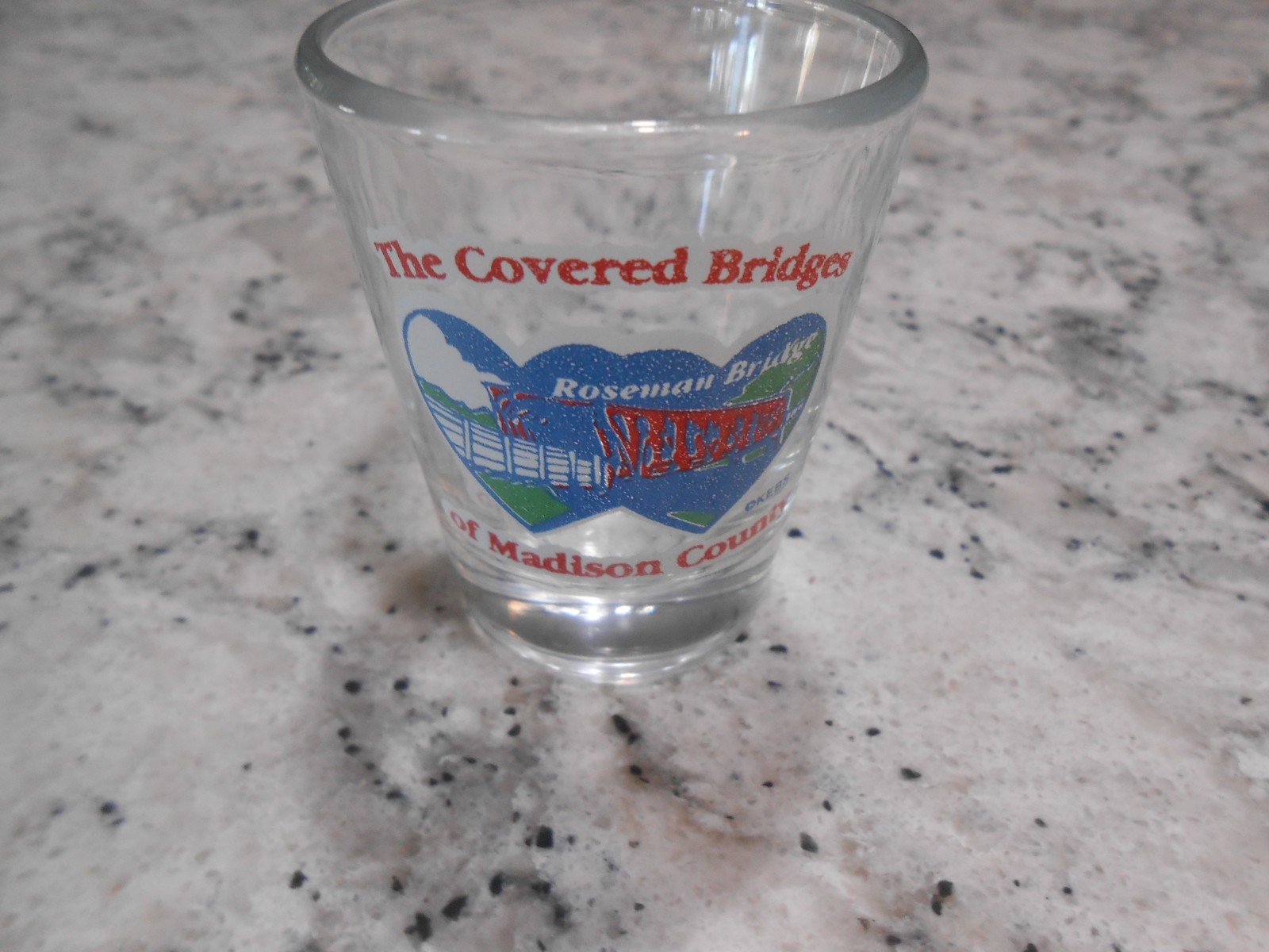 The Covered Bridges Of Madison County Shot Glass