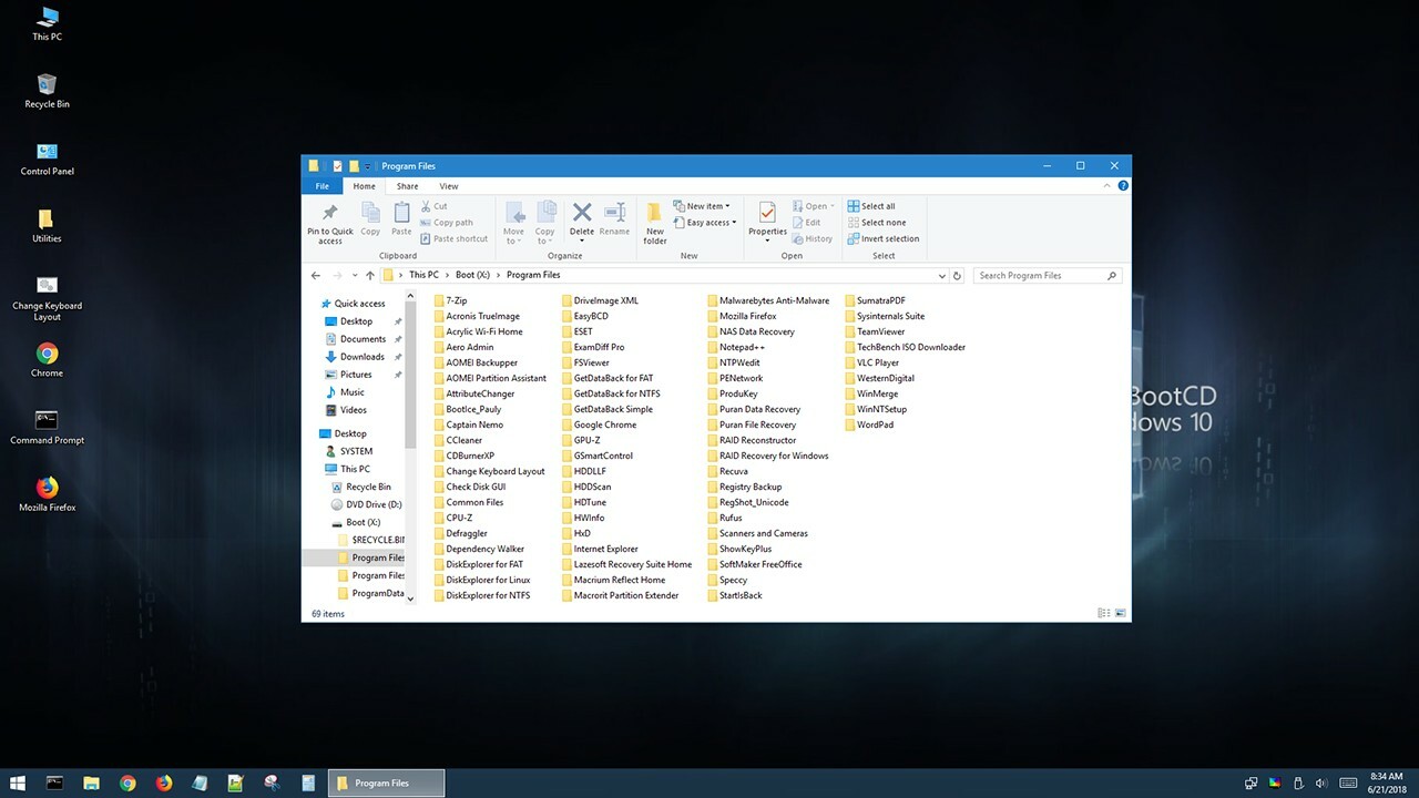 Hiren's version 16.3 Boot CD USB Computer Repair Recovery 4 Windows Bonus tools*