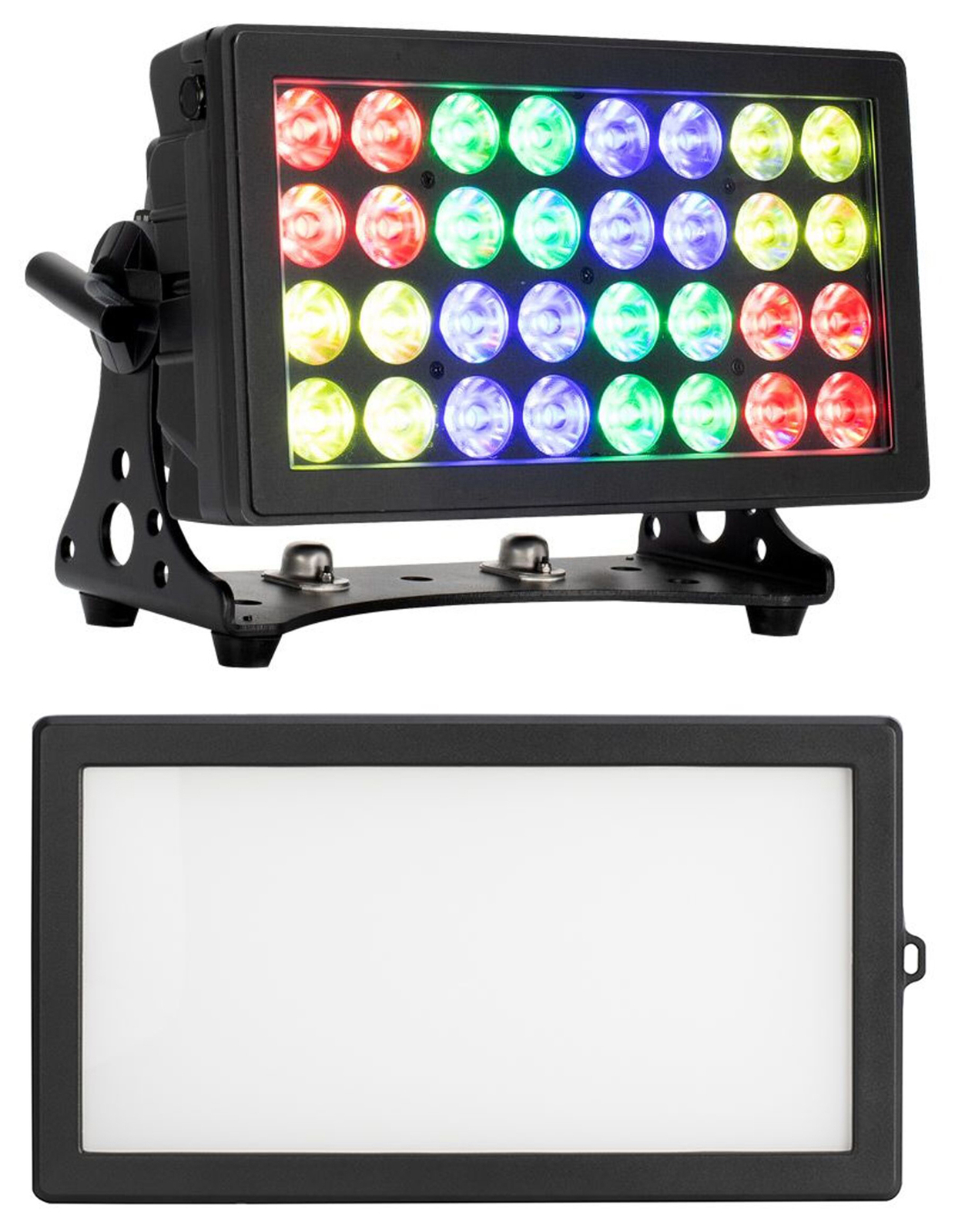 American DJ 32 HEX PANEL IP RGBAW+UV LED Wash/Blinder/Strobe Light+Frost Filter