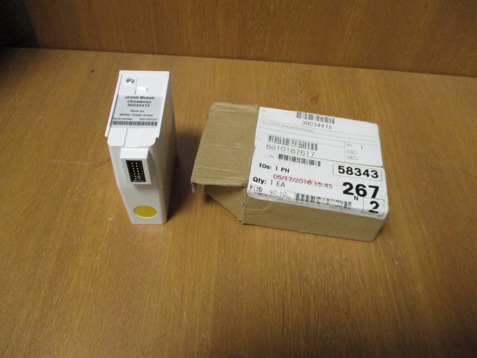 METTLER TOLEDO, PH/MV MODULE   PART#30034472, NEW IN BOX