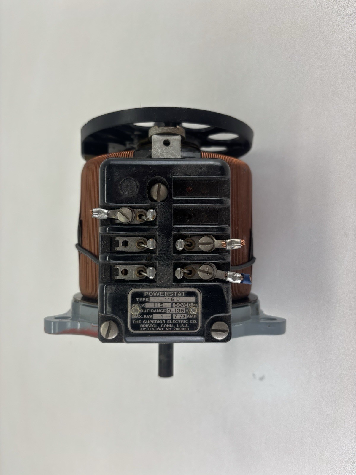 Powerstat Type 116U 7.5 Amp