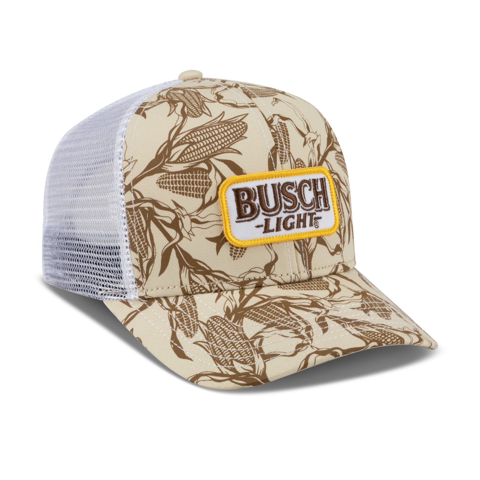 Busch Light Corn Camo Twill Patch Adjustable Hat Multi-Color