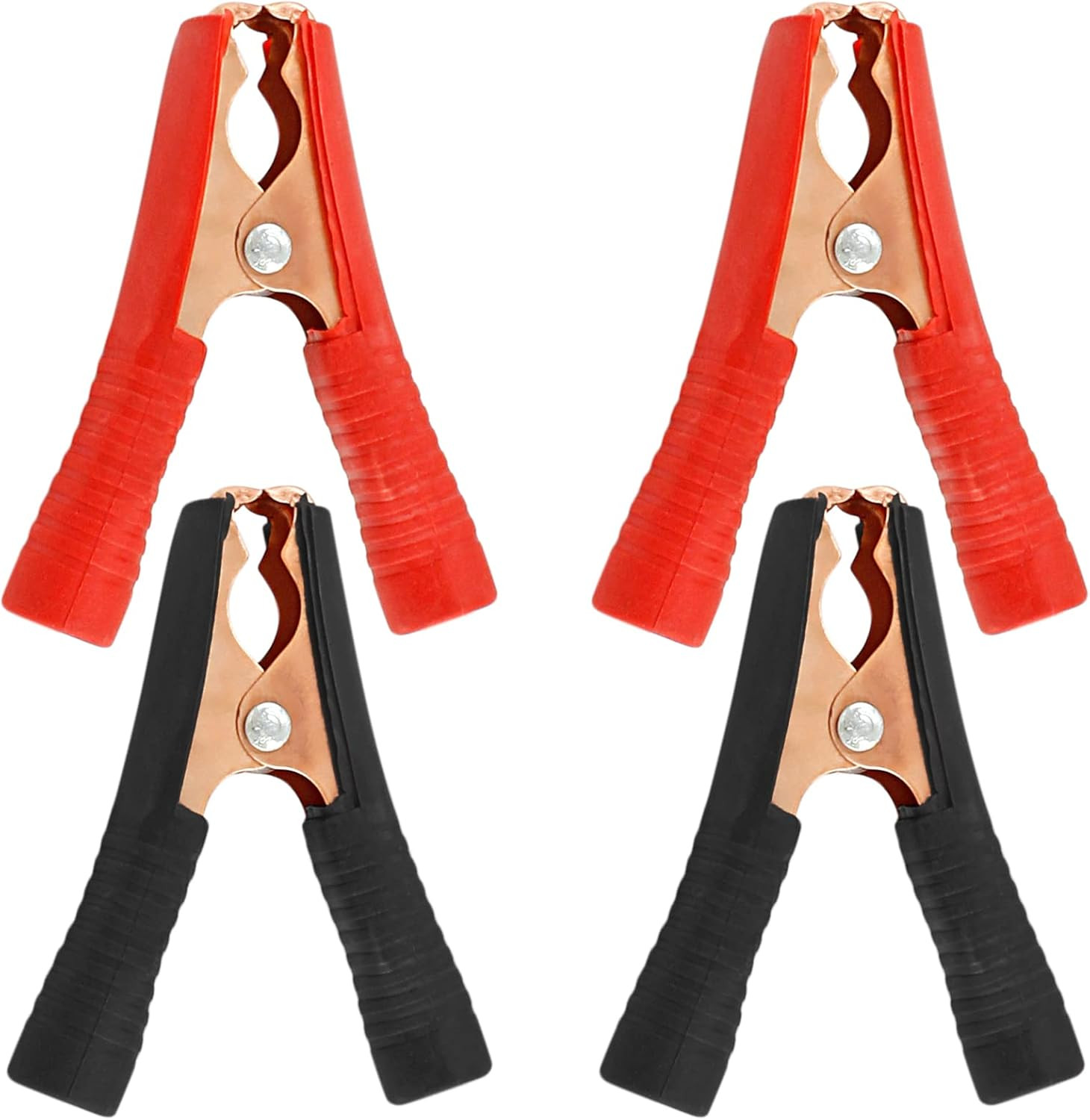 4Pcs 100A Insulated Alligator Clips Electrical Heavy Duty Alligator Clamps
