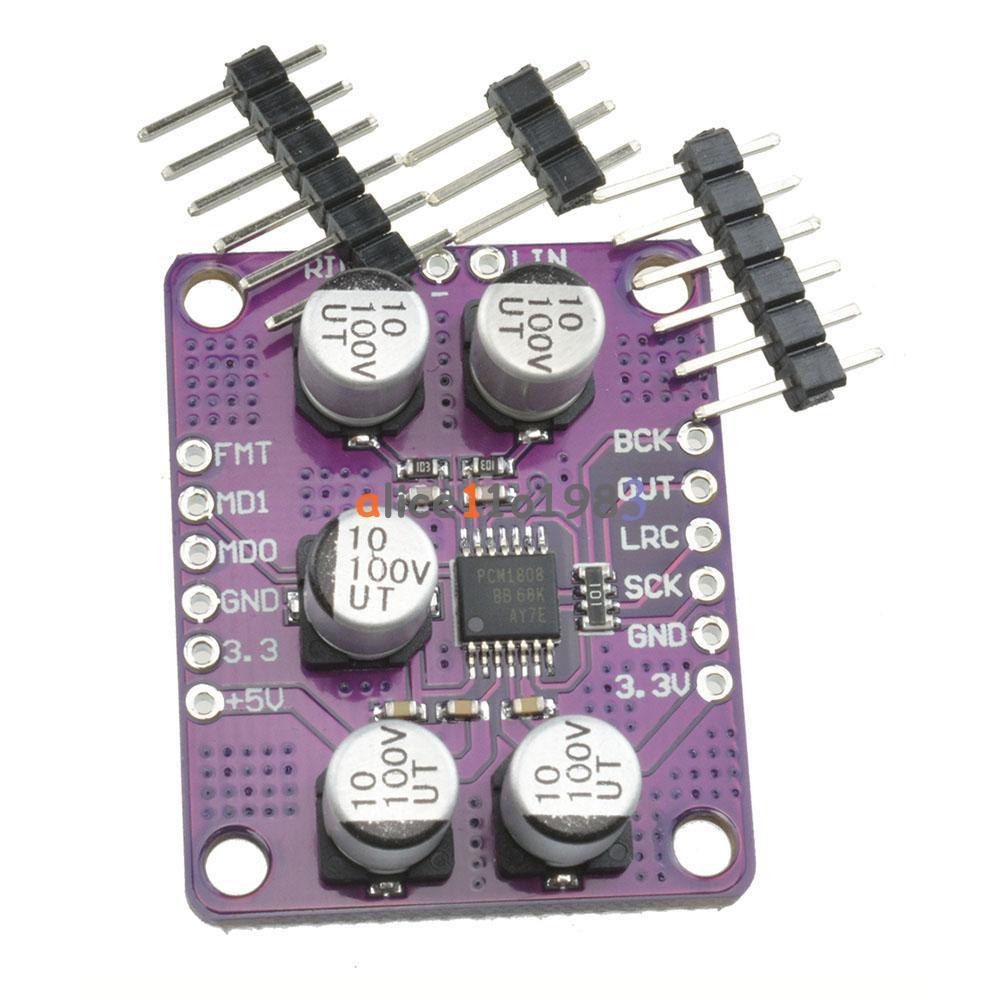 PCM1808 Audio Stereo ADC Single-Ended Analog-Input Decoder 24bit Amplifier Board