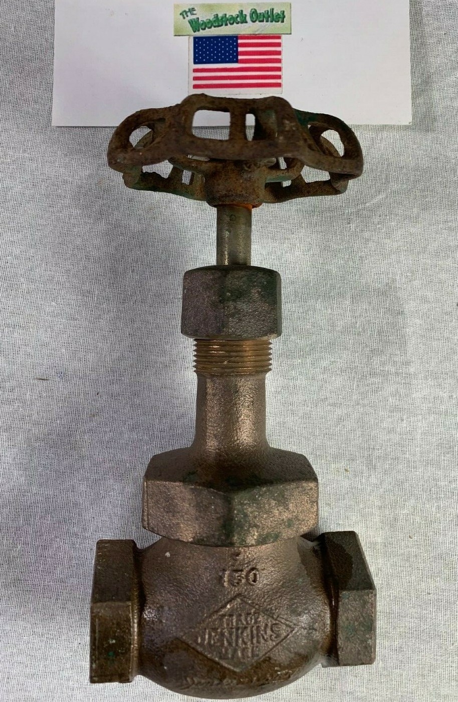 Jenkins 3/4" NPT Threaded 150 OWG Brass Globe Valve HEAVY GAUGE STEAM PUNK USA