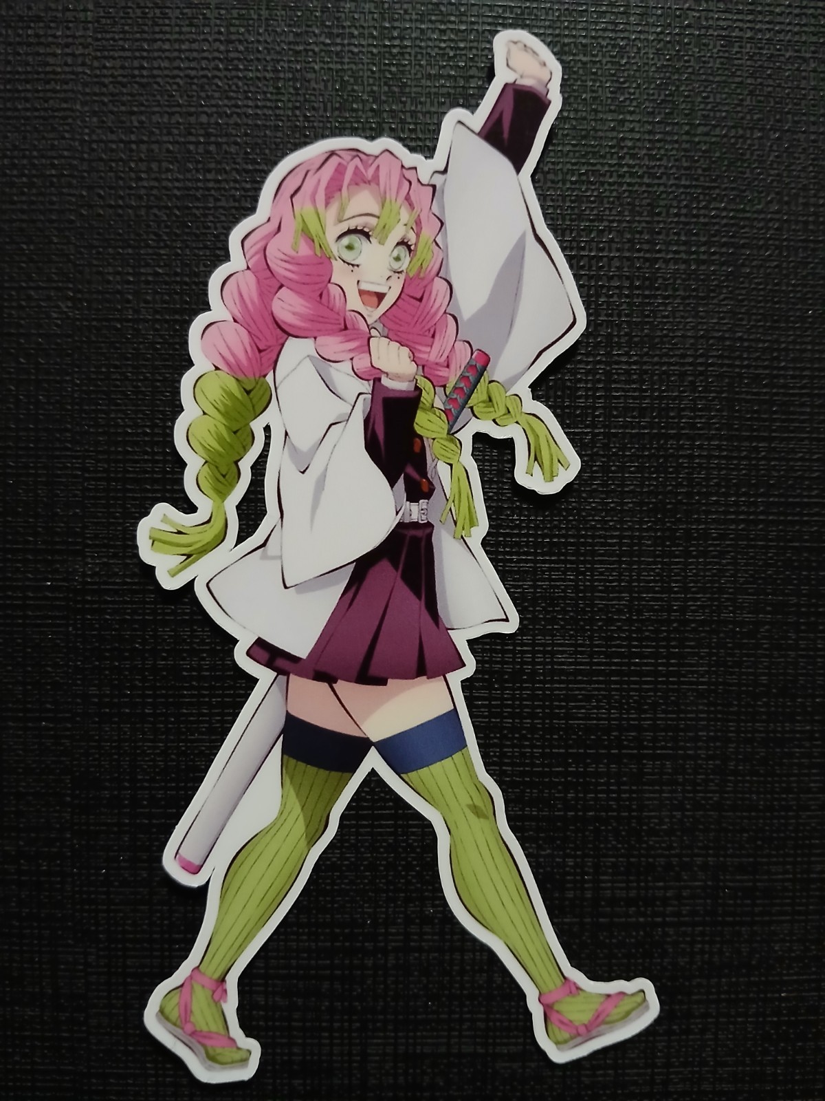 Mitsuri Kanroji Love Hashira Demon Slayer Glossy Sticker Anime Waterproof! V2