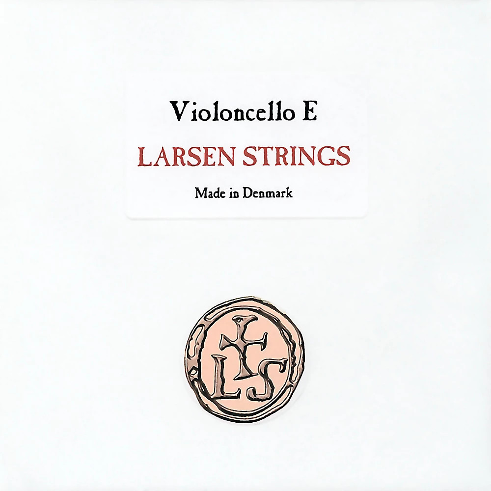 Larsen Strings Original Cello E String 4/4 Size, Medium Aluminum, Ball End