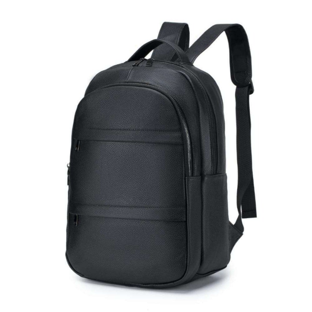 Leather men's backpack large capacity commuting From Japan