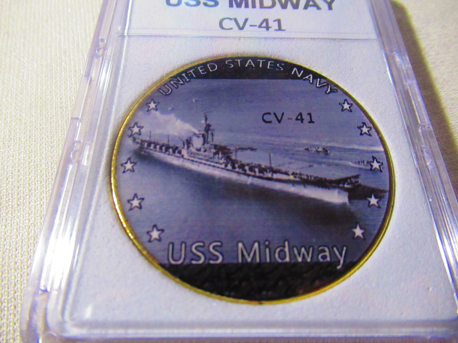 US NAVY - USS MIDWAY CV-41 Challenge Coin