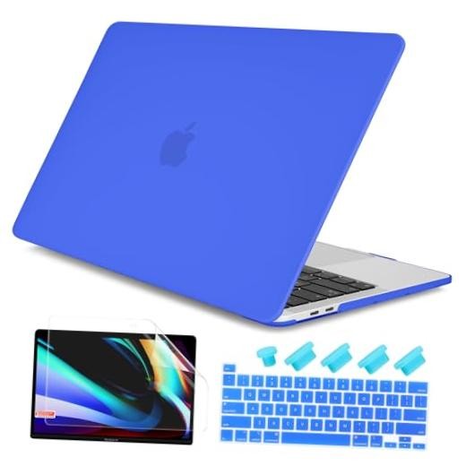 for MacBook Pro 13 inch Case 2023 2022 2021 2020 Release Model: A2338 Deep Blue