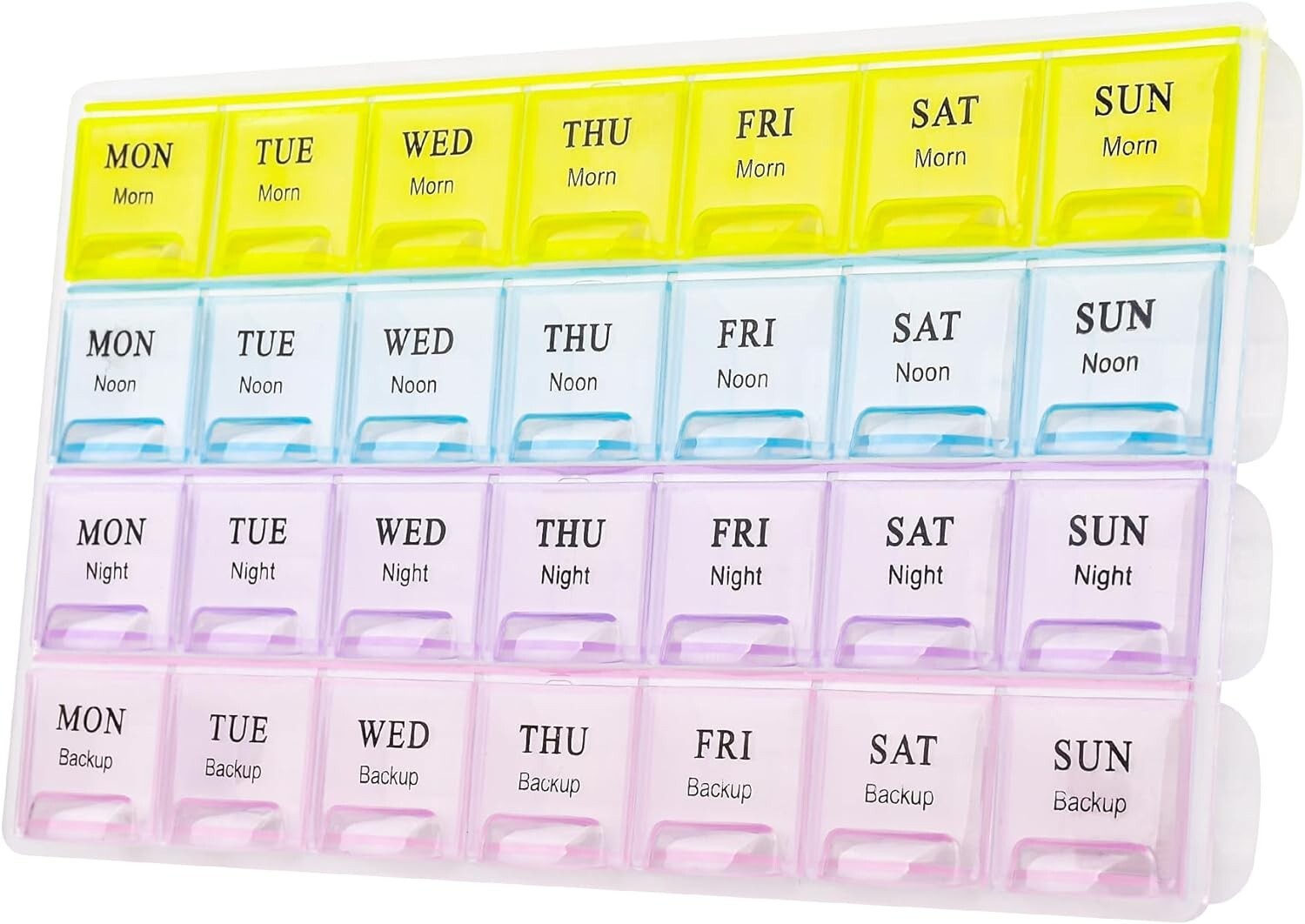 Extra Large Weekly Pill Organizer 2 Times A Day Medicine Cases Boxs For Vitamins