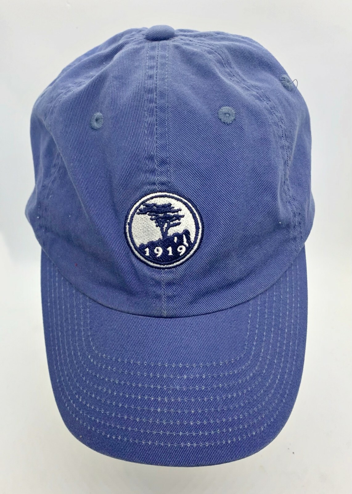 Blue 1919 Golf Cap Hat Pebble Beach Collection Adjustable Back 100% Cotton