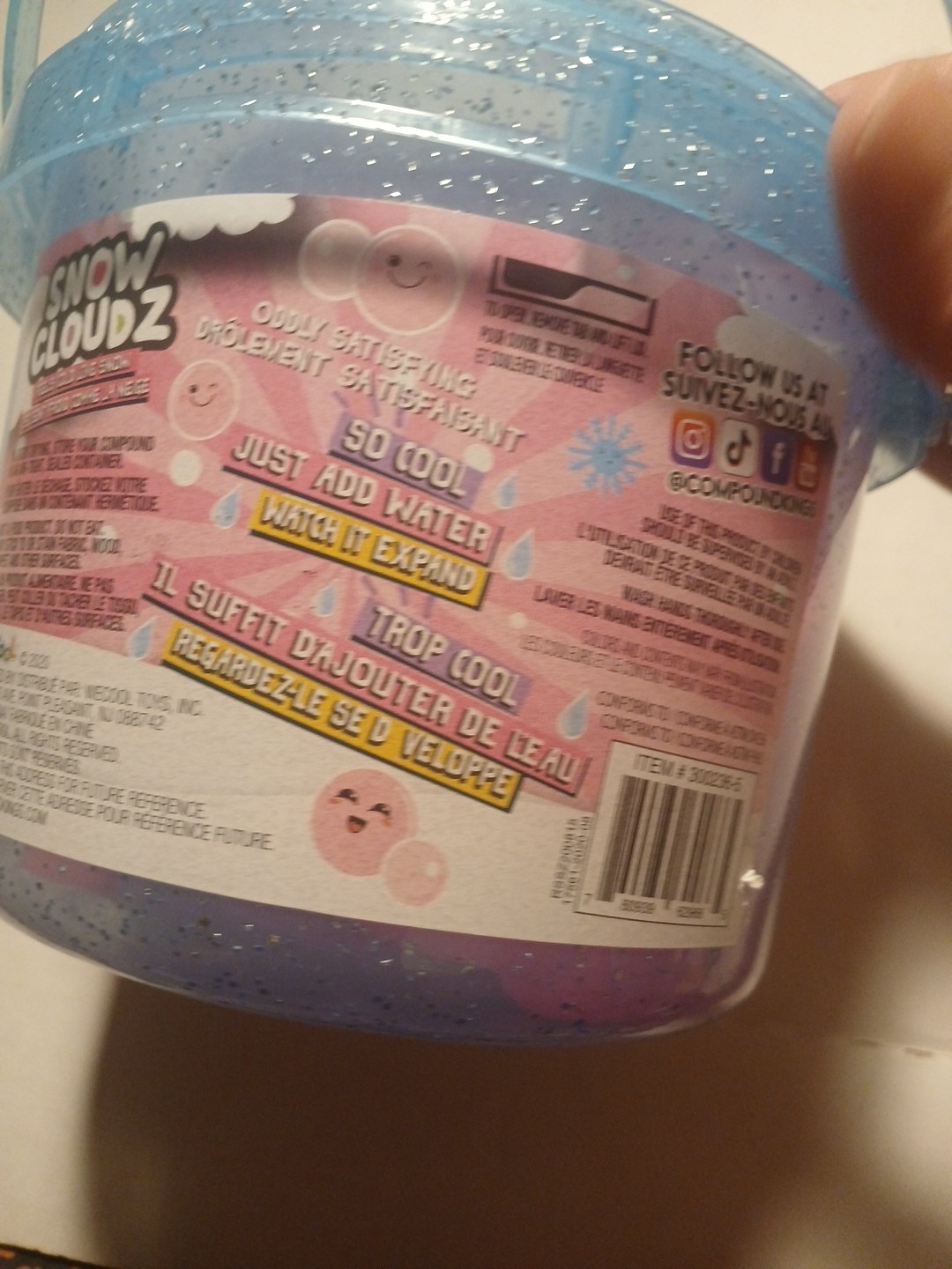 Rare NOS Sealed Compound Kings Bubblegum Scented Snow Clouds 17.64 oz