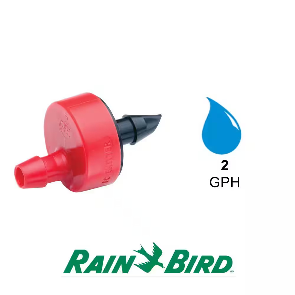 2 GPH Pressure Compensating Spot Watering Drippers/Emitters (30-Pack)