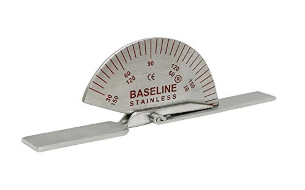 Baseline 121015 Finger Goniometer, Metal, Small, 3.5"