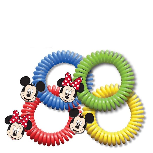 Superband Disney Mickey Mouse and Friends Insect Repelling Wristbands, Set of 4