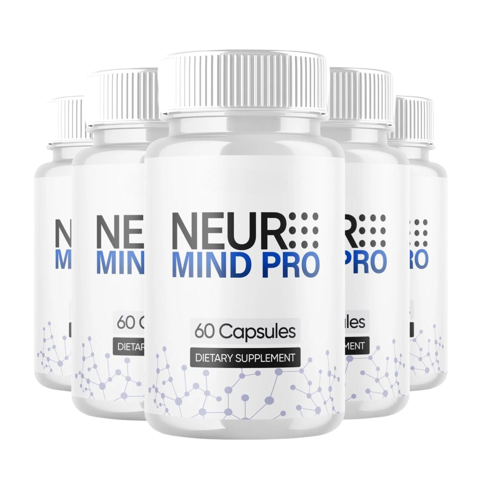 5-Pack Neuro Mind Pro Capsules - NeuroMind Pro Supports Brain Health - 300 Caps