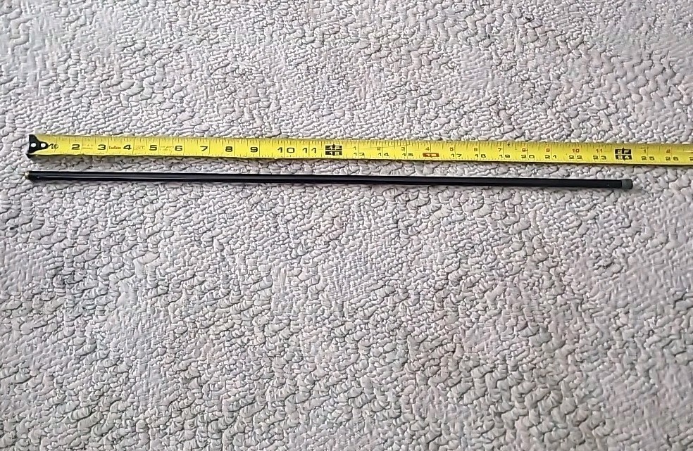 Knight Black Knight Muzzleloader Rifle 24" Metal Ramrod Black Powder Inline