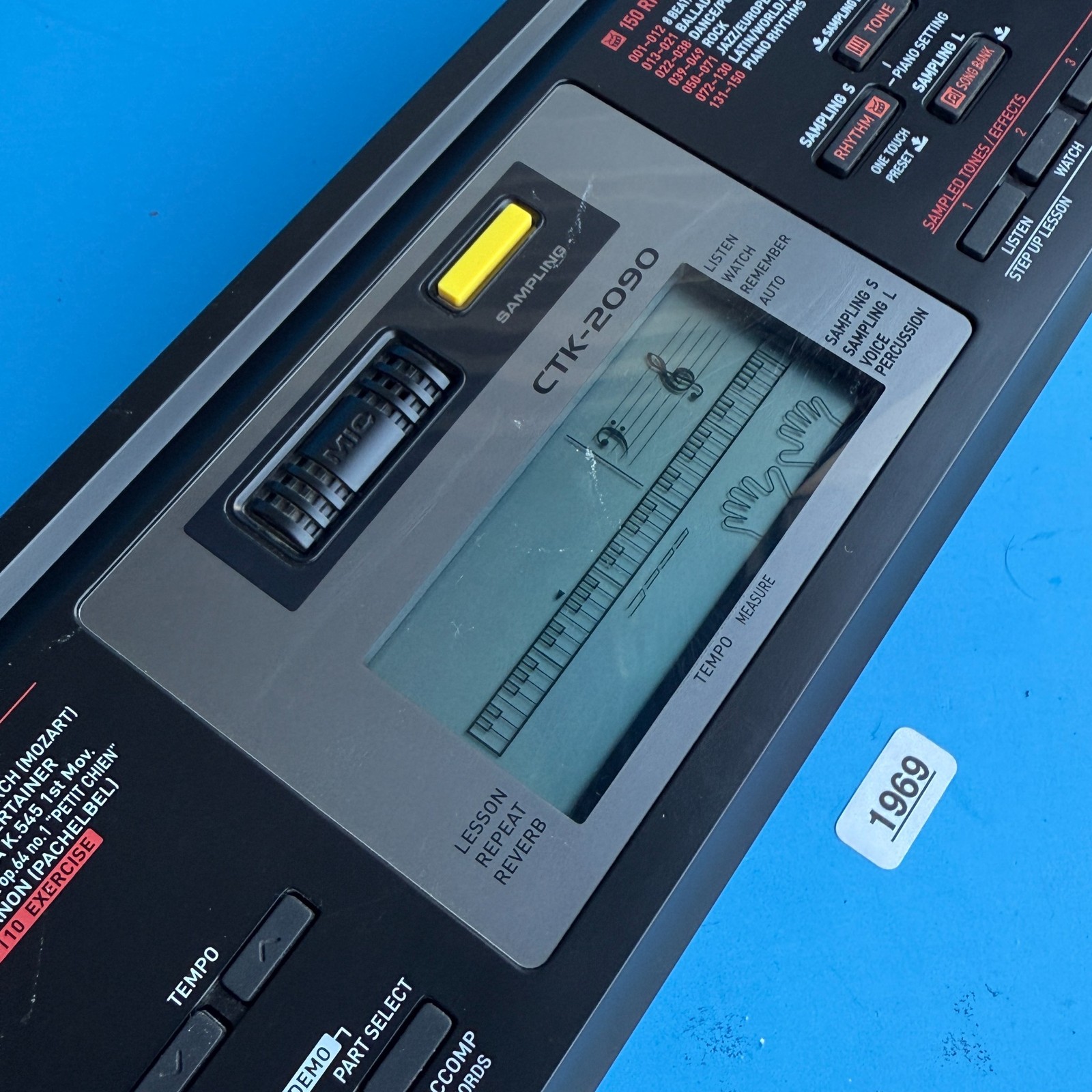 CASIO CTK-2090 Keyboard Used Part: Complete Display Circuit Board Sound Module