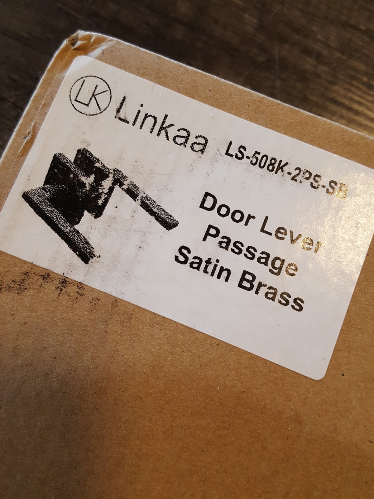 Closet Door - Satin Brass - Door Handle