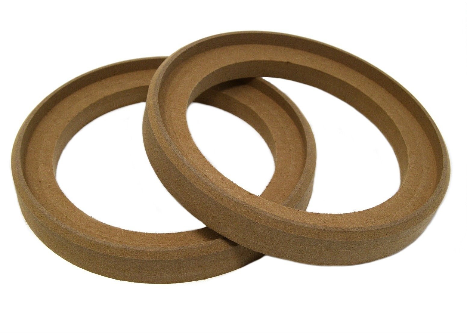 1 Pair of 6.5" MDF Speaker Mounting Spacer Recessed Fiberglassing Rings