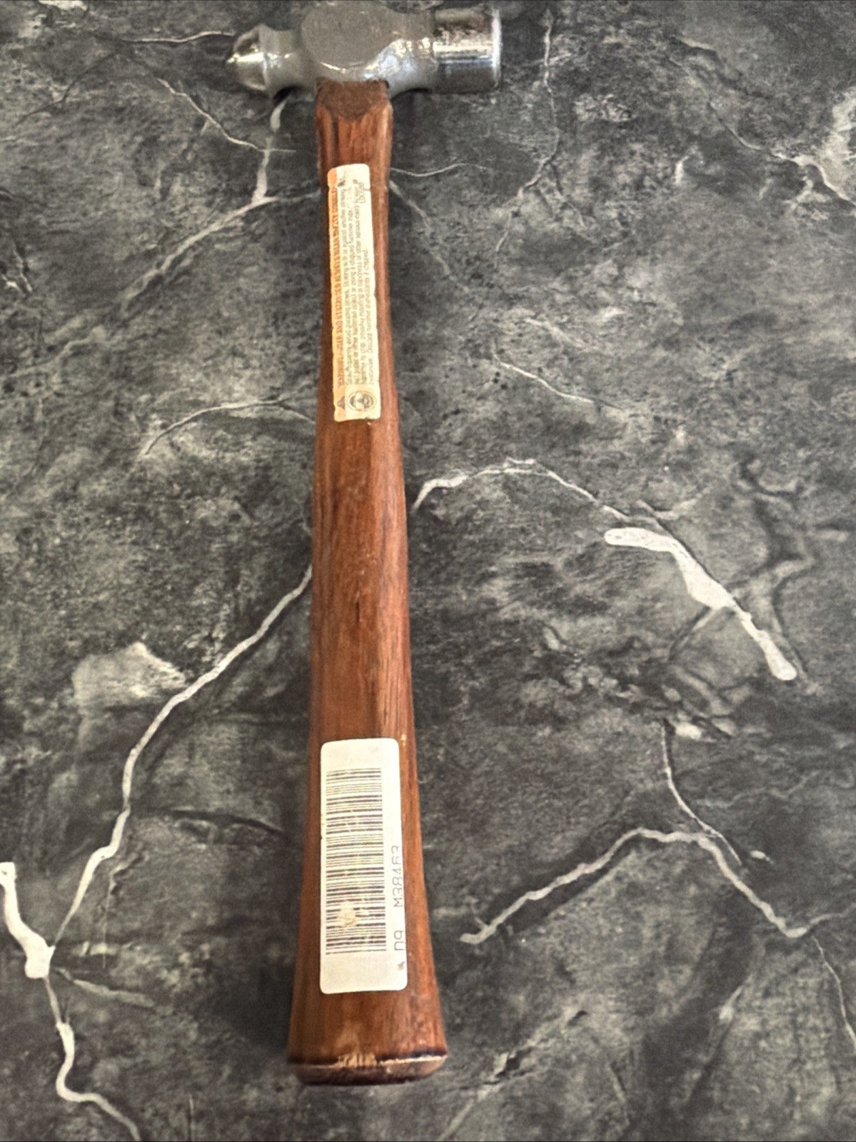 Craftsman Vintage M38463 Ball Peen Hammer  Wood  Handle Made In USA 8oz