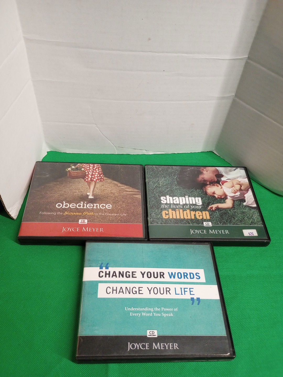Joyce Meyer CD Audio Sets Spiritual Lot Of 3 Obedience, Shaping The Lives Of
