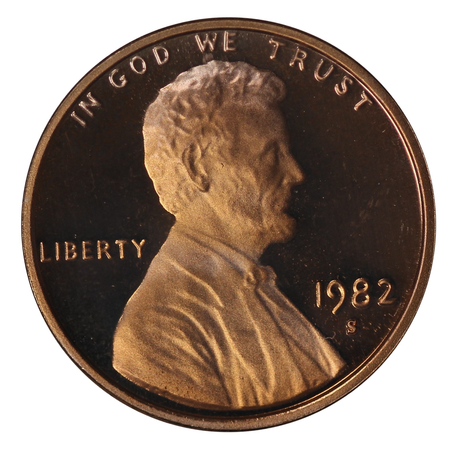 1982 -S Lincoln Memorial Cent Gem Proof Single Coin