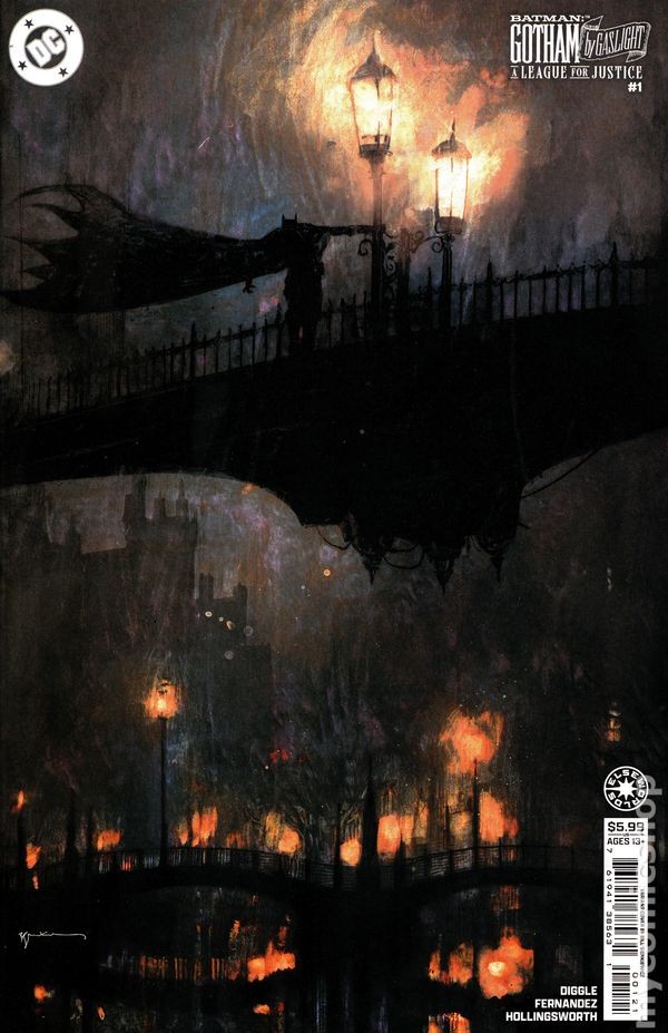 Batman Gotham by Gaslight a League for Justice 1C NM 2025 Stock Image