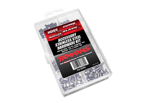 Traxxas 1/10 Slash 4x4 VXL HD * 4X4 Stainless Hardware Kit * 6787X
