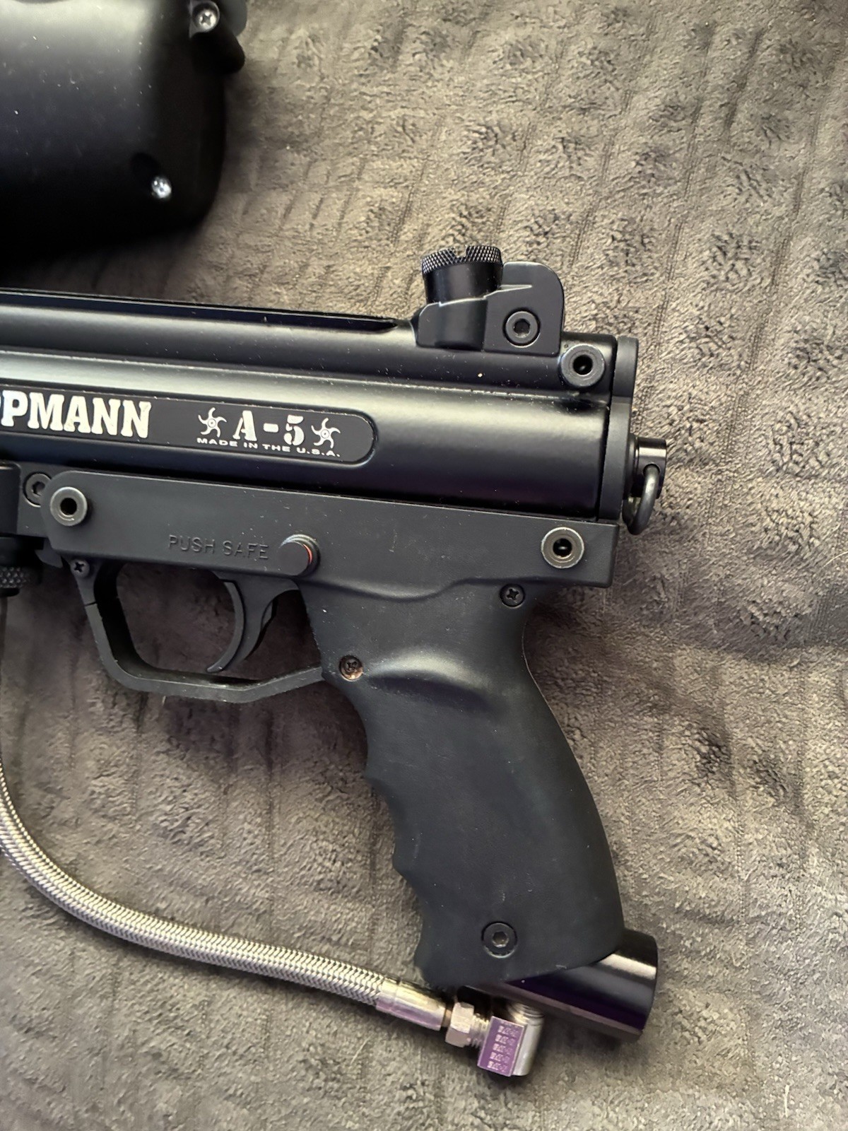 Used Tippmann A5 Paintball Gun & Barrel