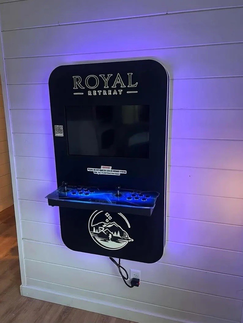 Custom Wall Mounted Arcade Unit