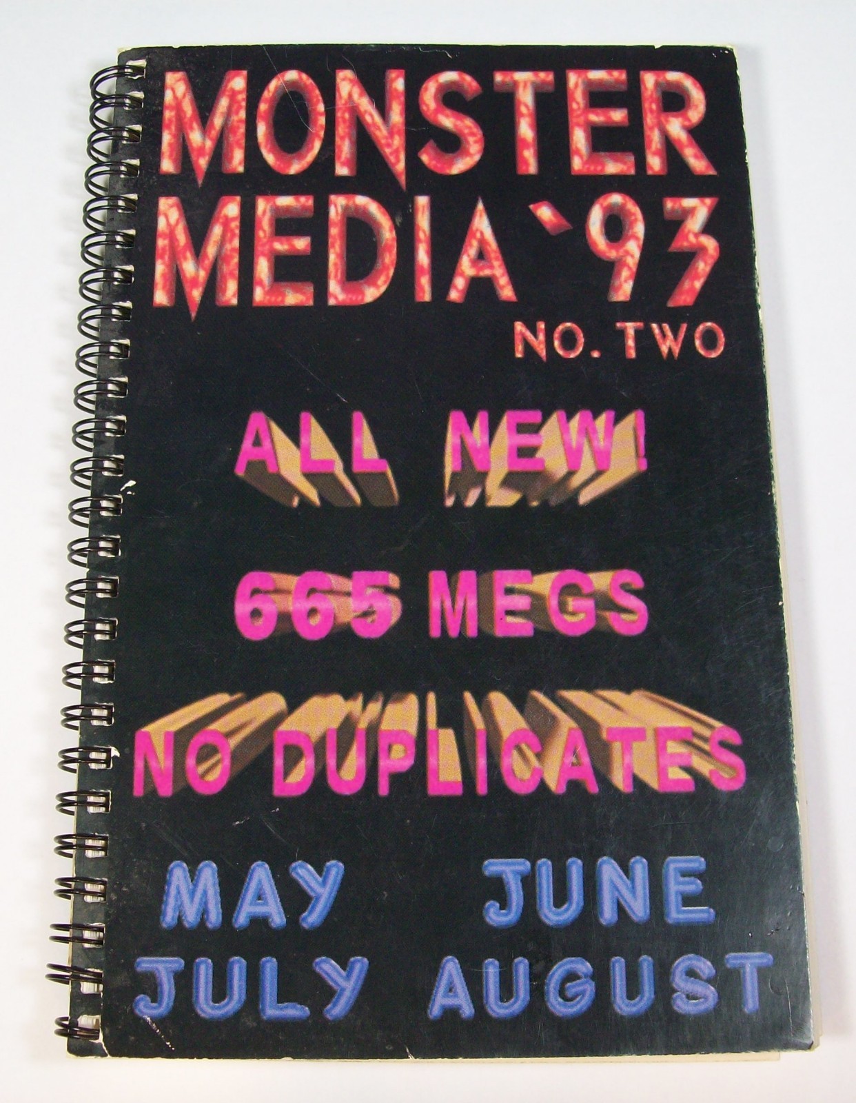 Monster Media '93 No. Two BBS Shareware CD-ROM PC Games 665 MEGS No Duplicates