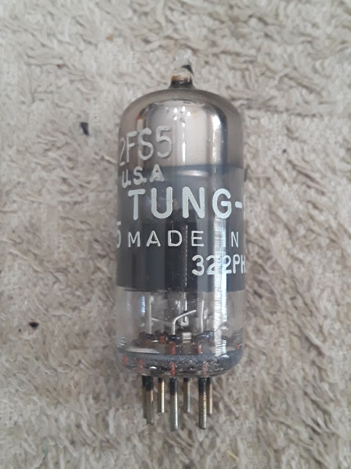 NOS Tung-Sol 2FS5 Vacuum Tube