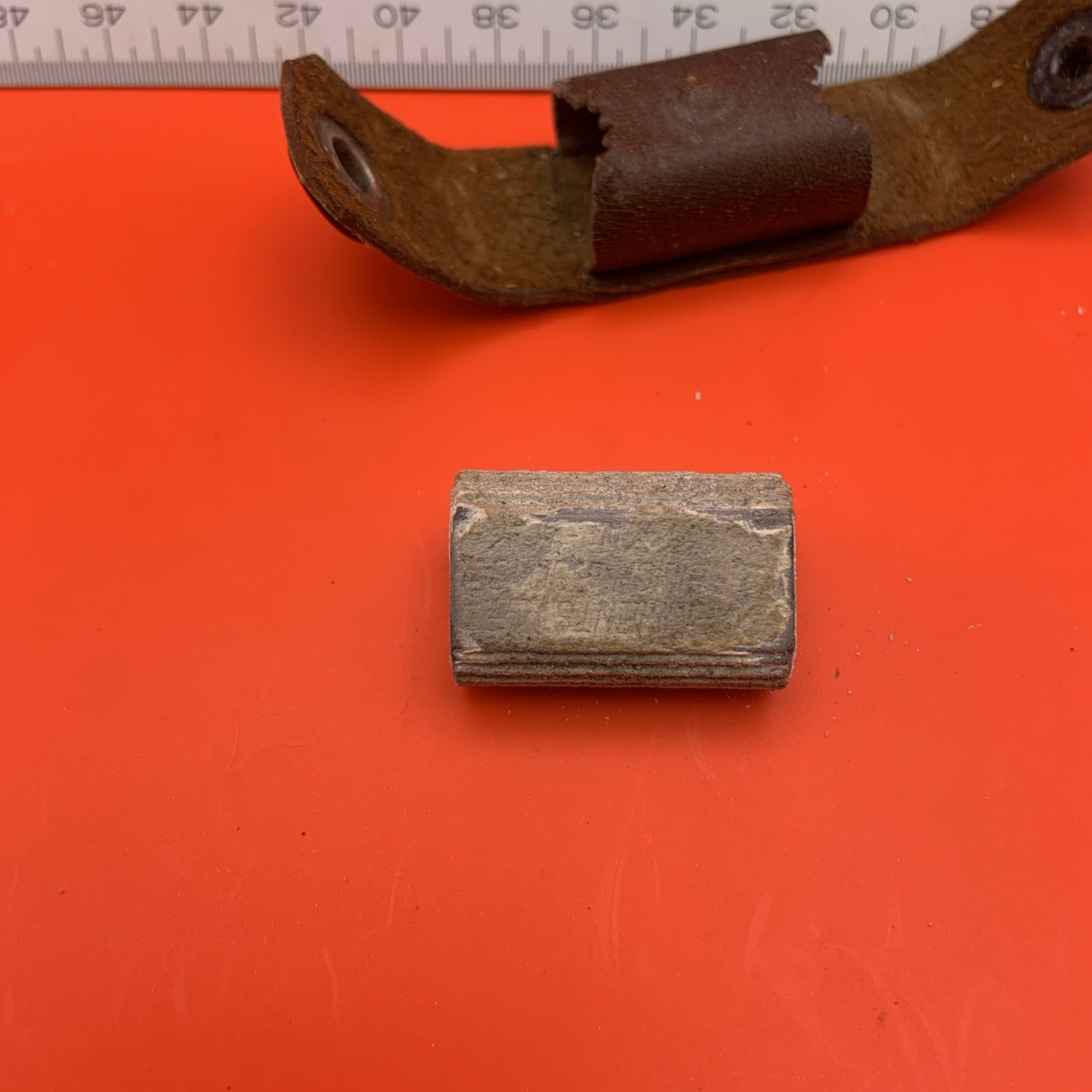 Vintage Pocket Pencil Sharpener & Leather Pouch