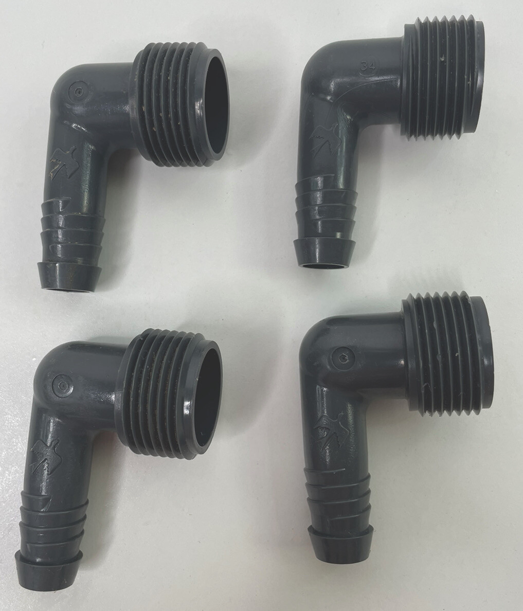 Rain Bird SWGE075 EZ /Swing Elbow Fitting, 3/4" Male Thread x 1... Quantity of 4