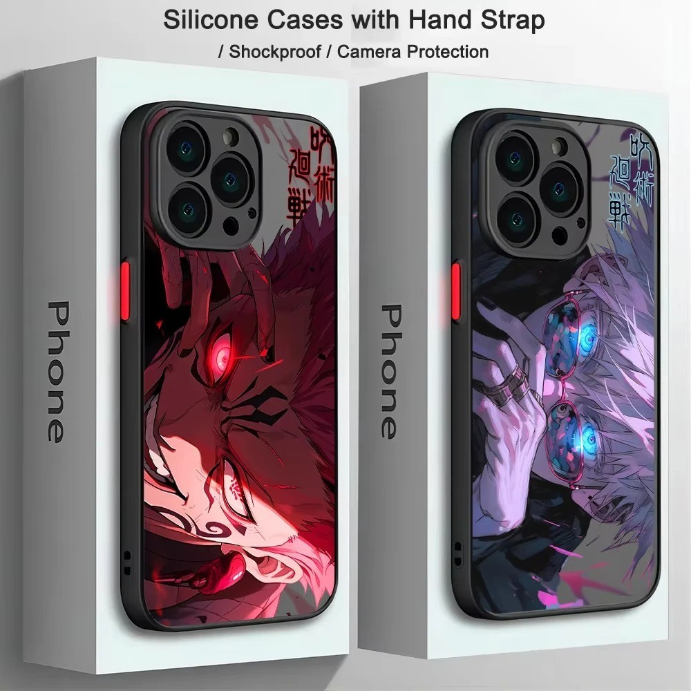 Jujutsu Kaisen Anime Phone Case For iPhone 11 12 13 14 15 16 Pro Max XS XR 78