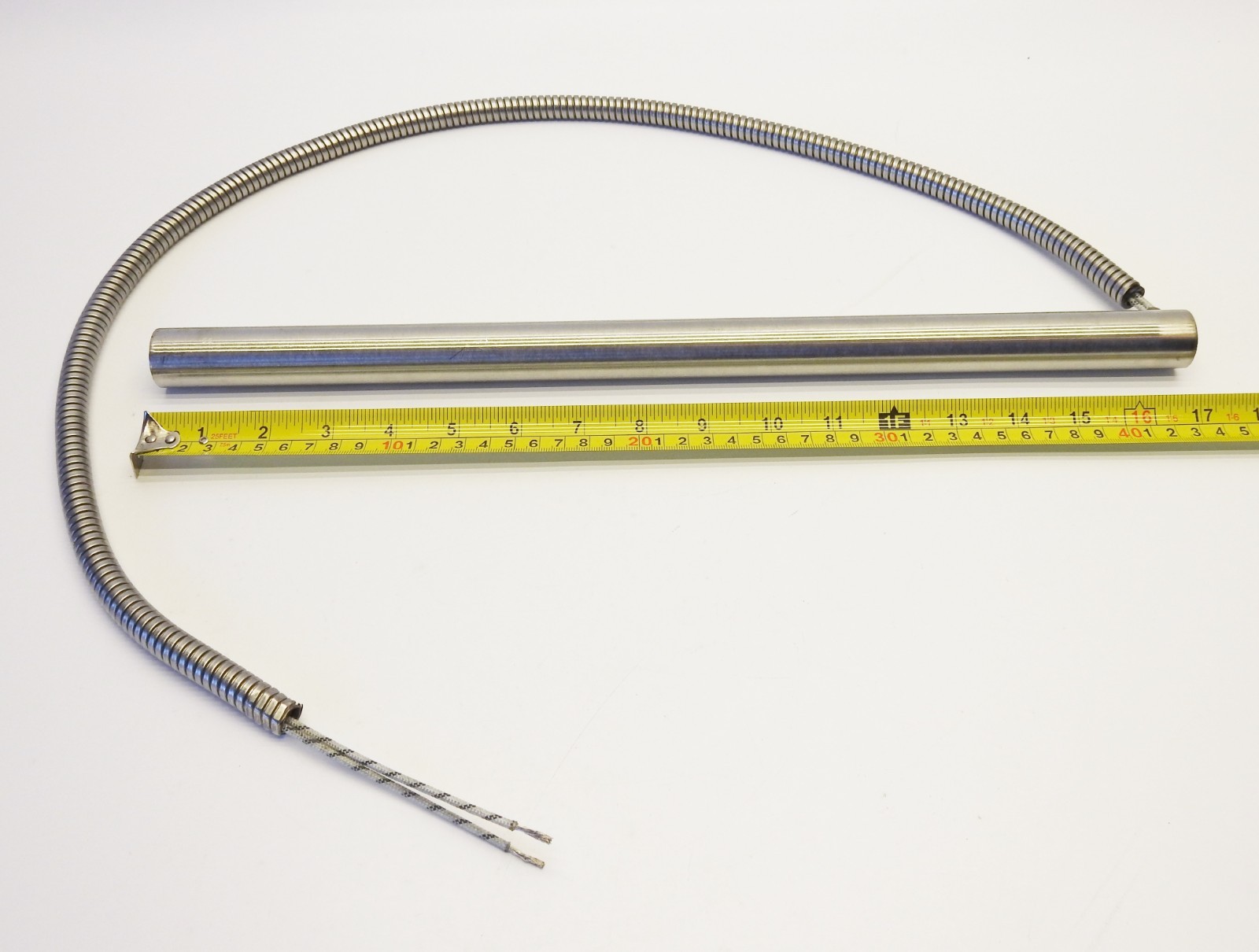 CPI SKC07255 3000W-480V Heating Cartridge Rod Stainless Steel 17-1/8"x1" w/ 37