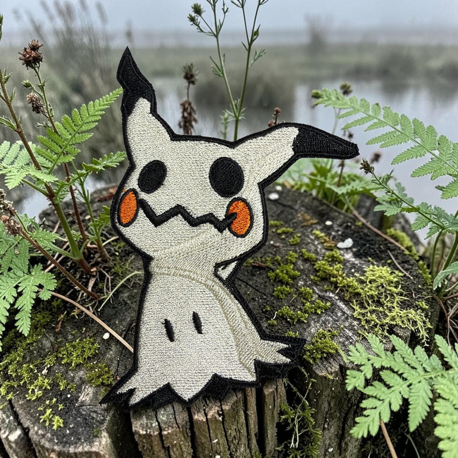 Mimikyu Pokemon Embroidery Patch 4.77" x 4.21"