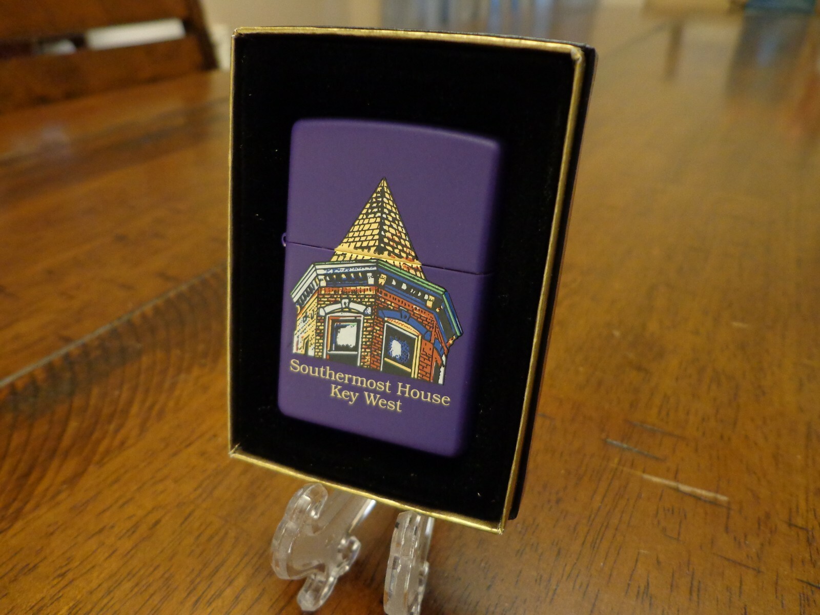 SOUTHERMOST HOUSE KEY WEST FL ZIPPO LIGHTER MINT IN BOX 2002