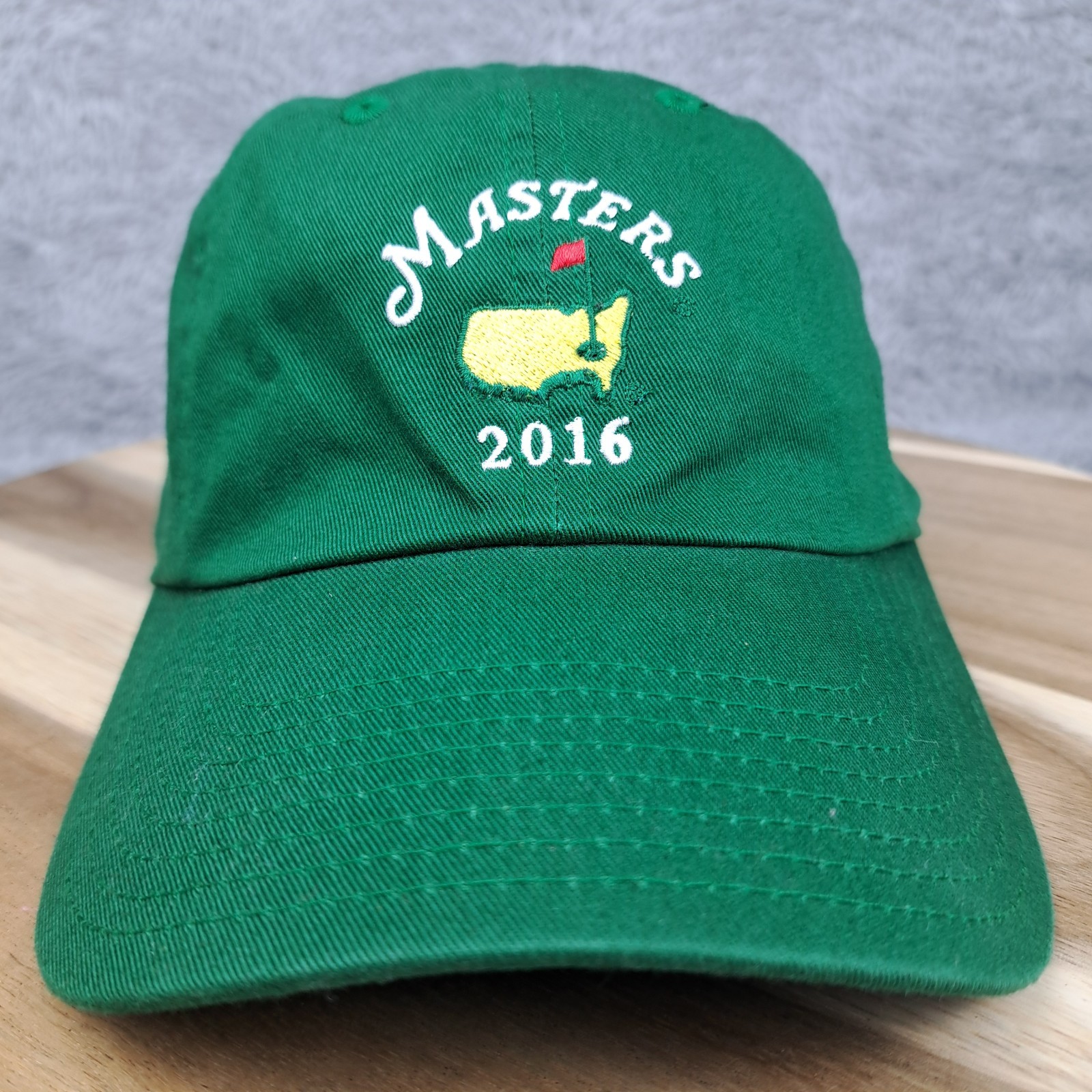 Masters Hat Cap StrapBack Green Golf Logo Augusta National 2016 American Needle