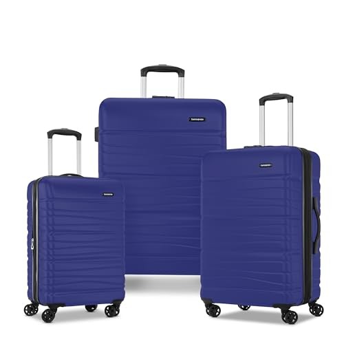 SAMSONITE EVOLVE SE HARDSIDE EXPANDABLE LUGGAGE SAPHIR BLUE 3PC SET