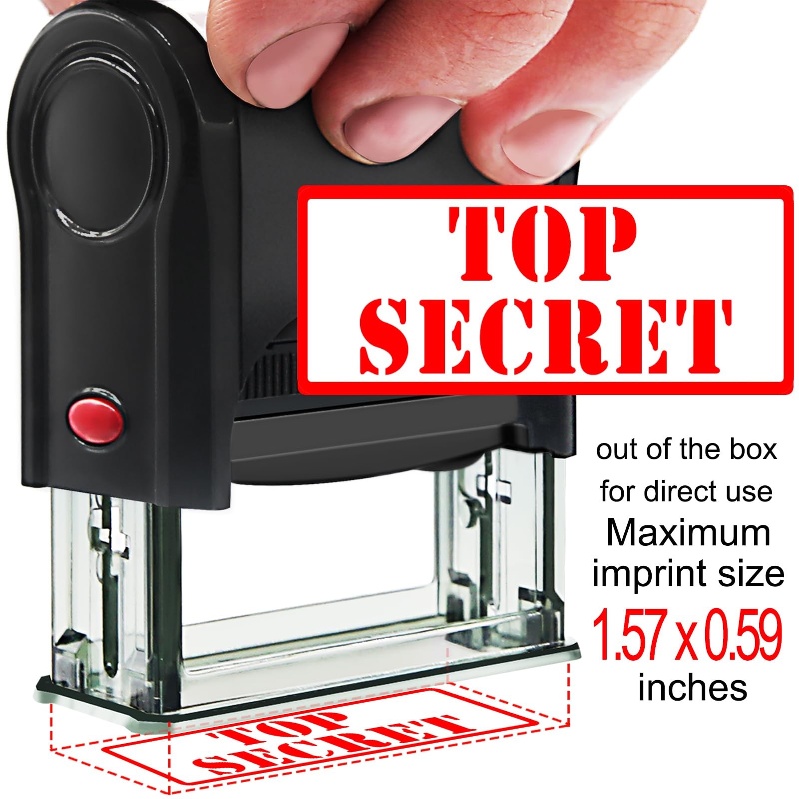 Self Inking Top Secret Stamps Rubber Privacy Stamp Confidential Stamps Classi