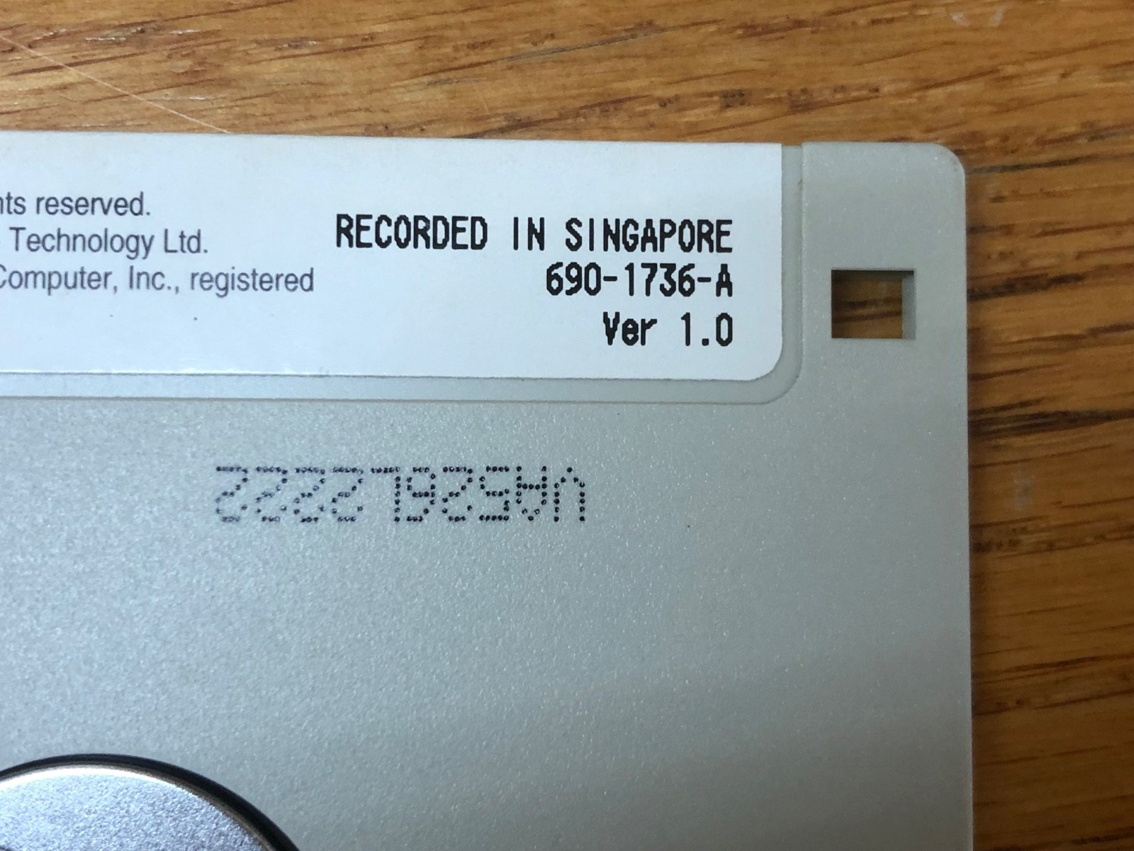 Sound Blaster 3.5" Diskette / Macintosh Computer Software