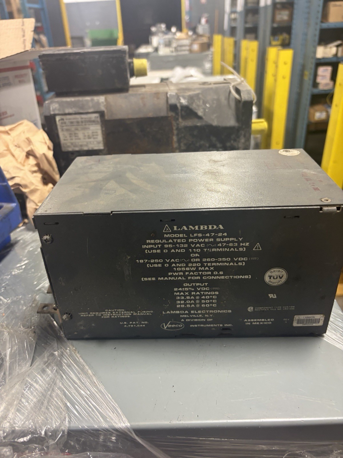 Lambda Electronics Inc. Regulated Power Supply Model LFS-47-24 USED